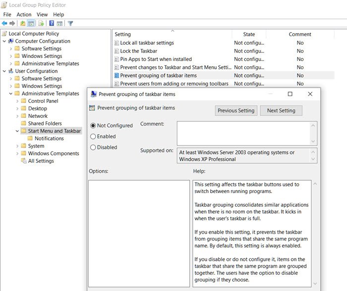 如何在 Windows 10 中对任务栏图标进行分组 - Tech Club