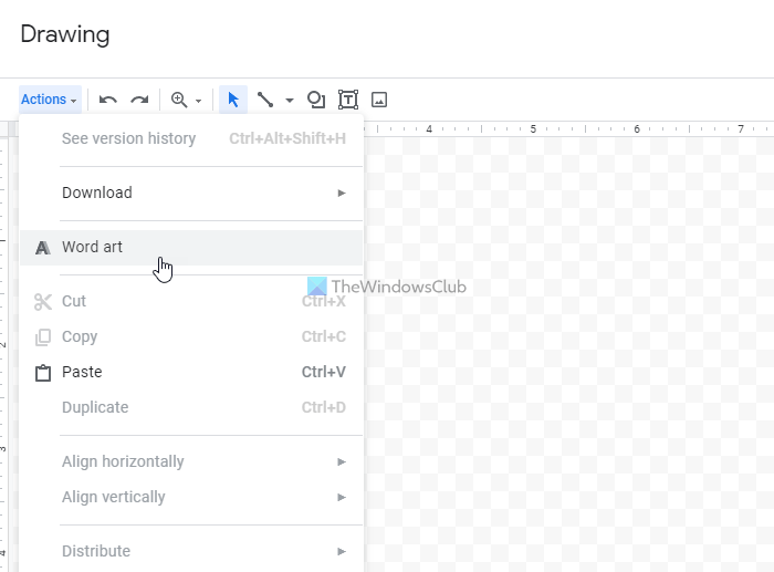 如何使用 Google 绘图在 Google 表格中插入艺术字 - Tech Club