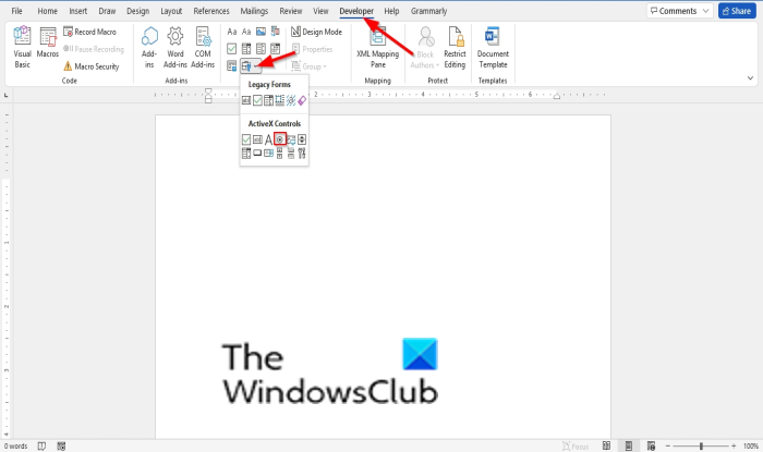 如何在 Microsoft Word 文档中添加单选按钮 - Tech Club