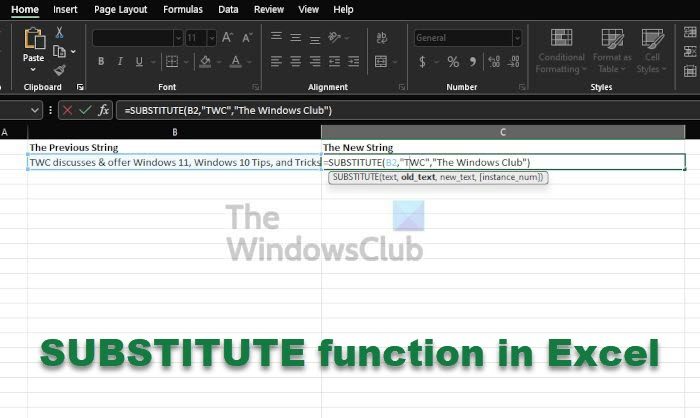 如何在 Microsoft Excel 中使用 SUBSTITUTE 函数 - Tech Club