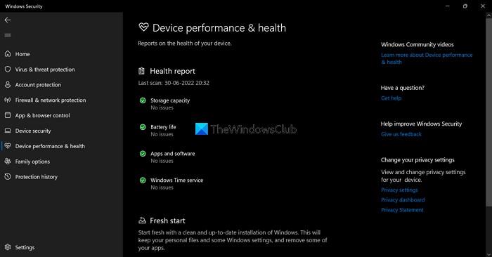 如何在 Windows 11/10 中检查计算机健康状况 - Tech Club