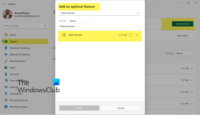 在 Windows 11/10 上启用和使用红外线 - Tech Club
