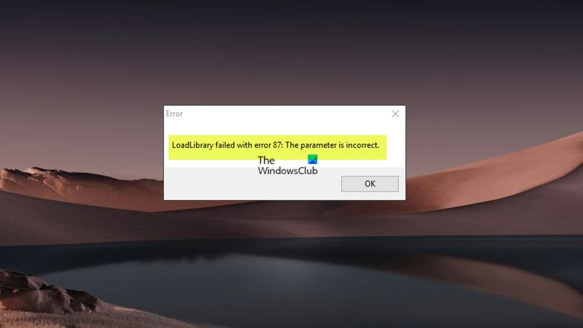 Loadlibrary 87 