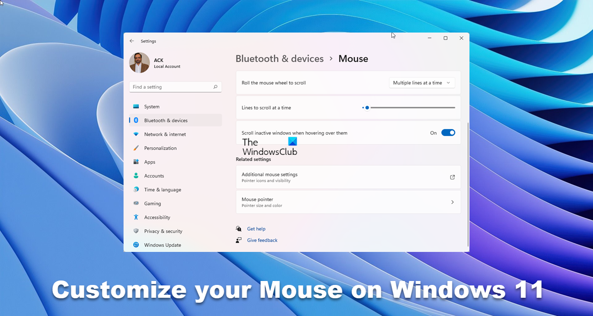 如何在 Windows 11/10 上自定义鼠标按钮、指针、光标 - Tech Club