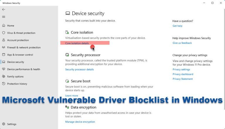 如何在 Windows 11 中禁用 Microsoft 漏洞驱动程序阻止列表 - Tech Club