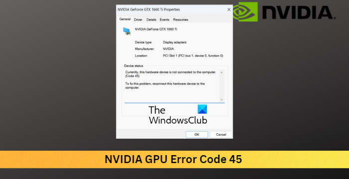 如何修复 NVIDIA GPU 错误代码 45？ - Tech Club