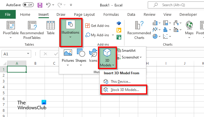 如何在 Excel 中插入 3D 动画模型 - Tech Club