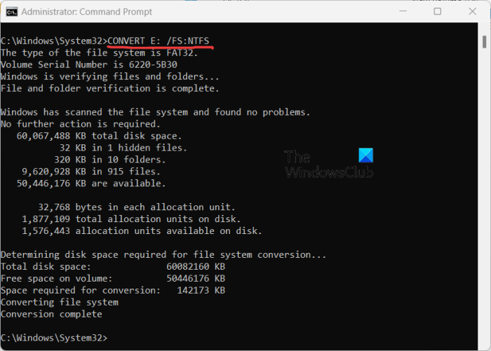 如何在Windows 11/10中将FAT32转换为NTFS而不丢失数据? - Tech Club