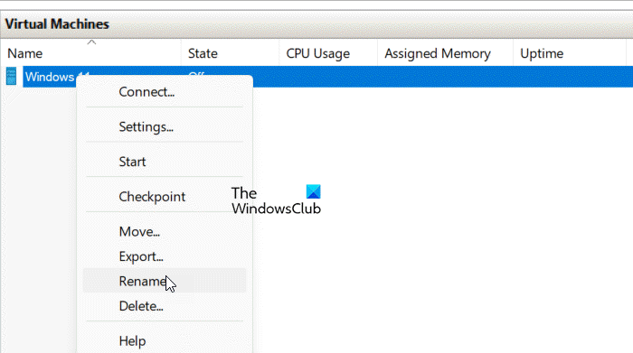 Vm Rename 如何重命名、升级或删除 Hyper-V 虚拟机 - Tech Club