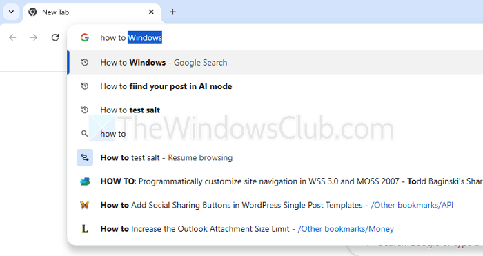 在Chrome的地址欄和搜索框中禁用AI模式