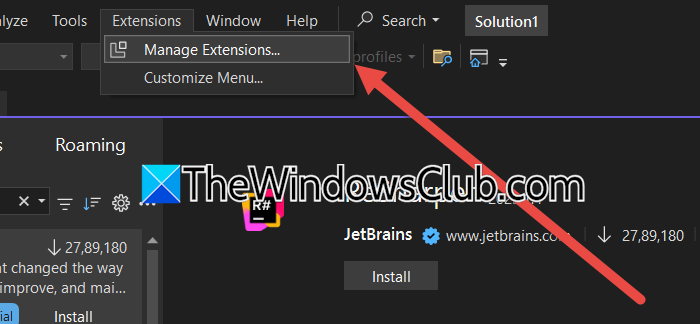 Visual Studio在Windows 11中的啟動崩潰