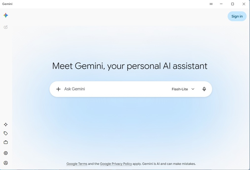 Gemini 桌面应用安装后自动启动