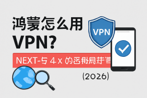 鸿蒙怎么用 VPN？NEXT 与 4.x 的区别和排查（2026）