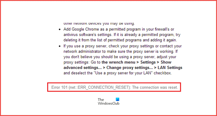 Error Conection 修復 Chrome 瀏覽器上的 ERR CONNECTION RESET 錯誤 - Tech Club
