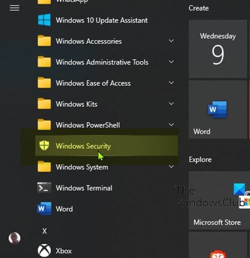在 Windows 11/10 中打開 Windows 安全性的 10 種方法 - Tech Club