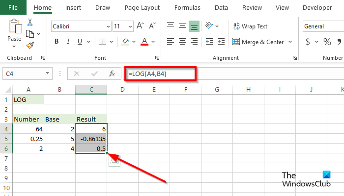 如何在 Excel 中使用 LOG 和 LOG10 函數 - Tech Club