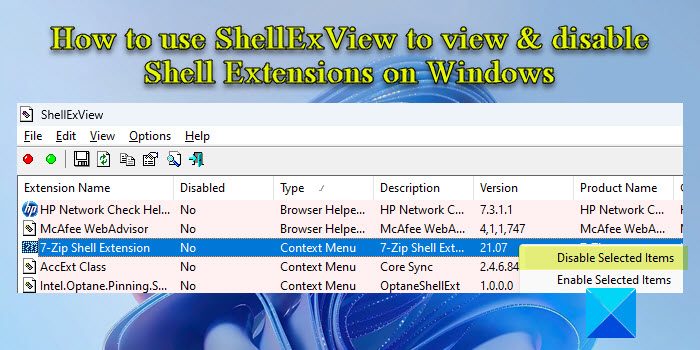 如何使用 ShellExView 在 Windows 上查看和禁用 Shell 擴展 - Tech Club
